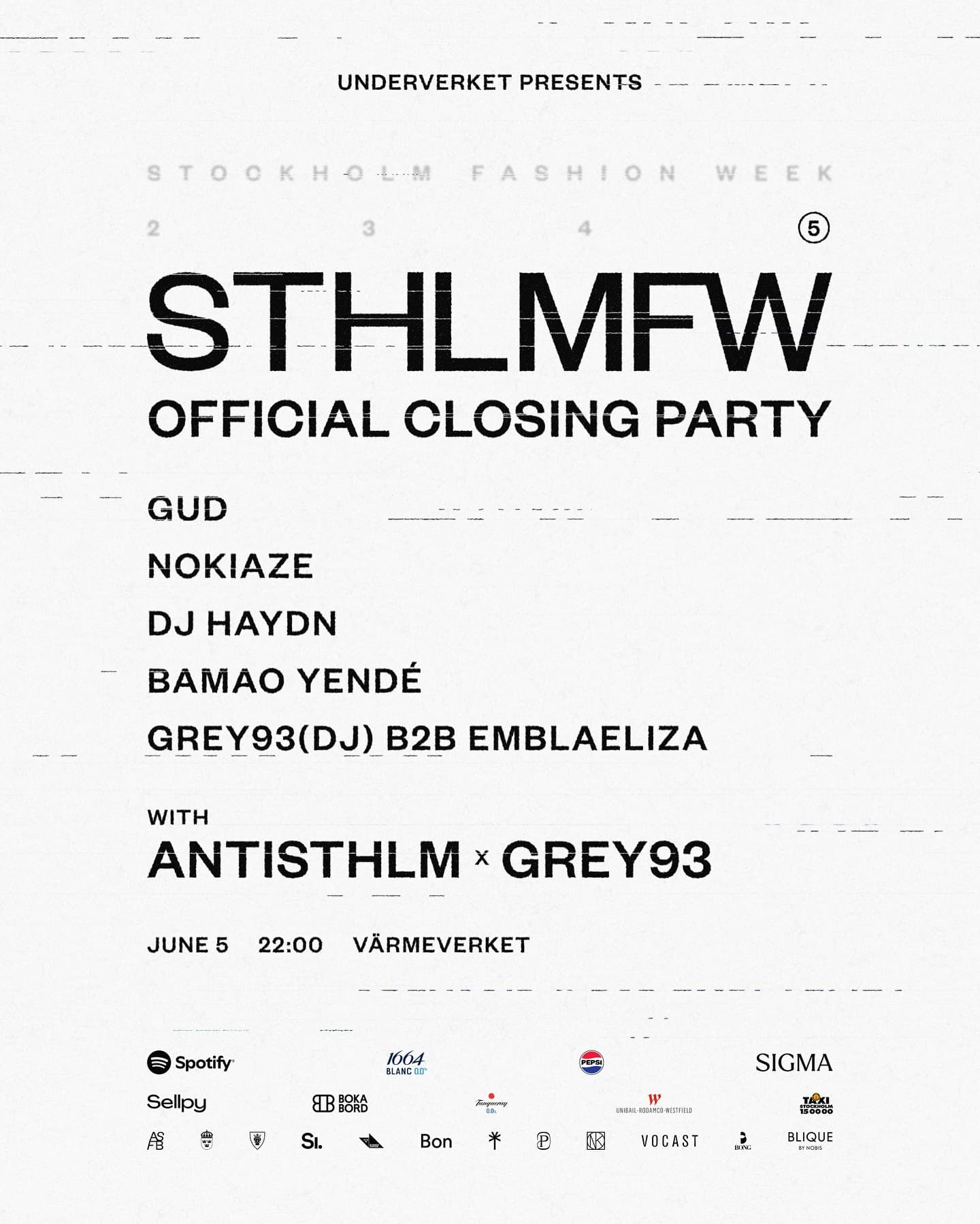 STHLMFW Official Closing Party 2025